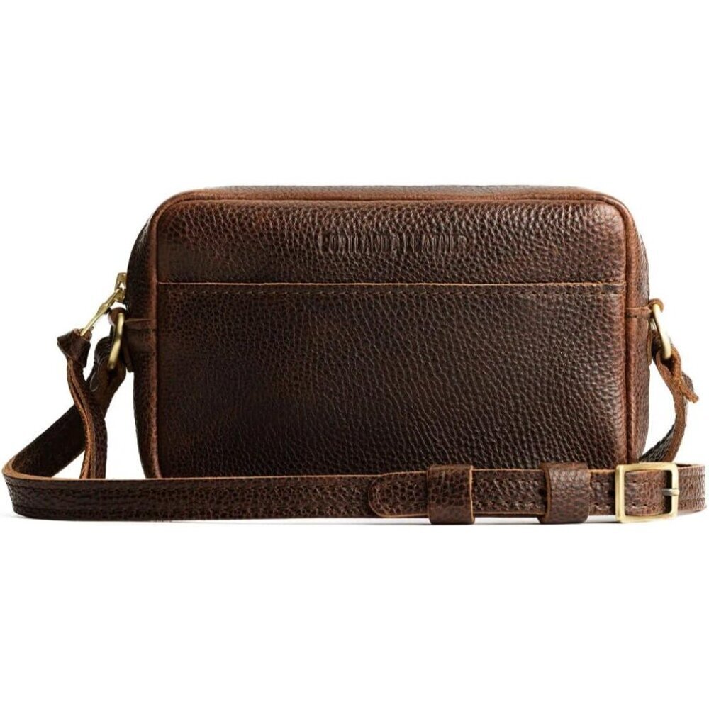 Small Leather Camera Bag Purse for Women Handmade Crossbody Heirloom Durable